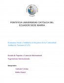 COMERCIO JUSTO EN LOS PAISES DE LA COMUNIDAD ANDINA DE NACIONES