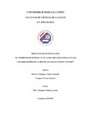 EL SÍNDROME DE BURNOUT Y EL CLIMA ORGANIZACIONAL EN LOS COLABORADORES DE LA RED DE SALUD SAN MARTIN AÑO 2015