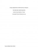 Ensayo sobre el Departamento de Reservaciones y Recepción