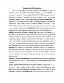TRANSACCIÓN EXTRAJUDICIAL.