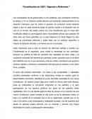 Constitución de 1917. Vigencia y reformas