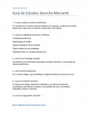 Guía de Estudios Derecho Mercantil