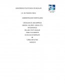 CREACION DE UNA EMPRESA (MISION, VALORES, VISION, ETC)