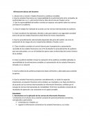 Afirmaciones básicas del dictamen