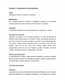 La Evidencia Fundamentos de la Admnistración