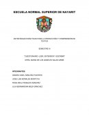 Cuestionario leer, entender y escribir