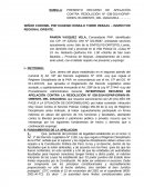 MODELO DE ESCRITO DE APELACION POR SANCIÓN SANCION GRAVE PNP