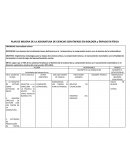 PLAN DE MEJORA DE LA ASIGNATURA DE CIENCIAS CON ÉNFASIS EN BIOLOGÍA y ÉNFASIS EN FÍSICA