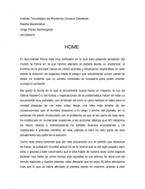 El documental Home. Página 1