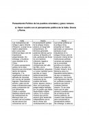 El Historial del Derecho y las ideas politicas