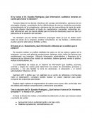 Si tu fueras el Dr. Eusebio Rodríguez ¿Qué información cualitativa tomarías en cuenta para tomar tu decisión?