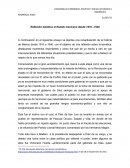 Reflexión temática el Estado mexicano desde 1910 –1940