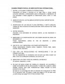 EXAMEN PRIMER PARCIAL DE MERCADOTECNIA INTERNACIONAL.