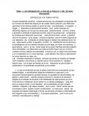 TEMA 1. LOS ORÍGENES DE LA ESCUELA PÚBLICA Y DEL ESTADO EDUCADOR.
