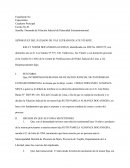 Demanda de Filiación Judicial de Paternidad Extramatrimonial.