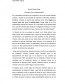 ¿Para qué sirve la epistemología?