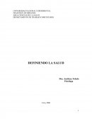 TEMA DE APREDIZAJE LA SALUD COMO FENOMENO