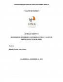 Comunicación Política en el Pe´ru