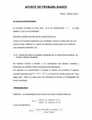 Apuntes de probabilidades