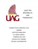 ¿Que tan rentable es una franquicia?