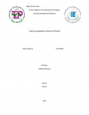 Investigacion de las 5 definiciones de geografía con sus respectivos autores