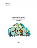 El Programa Propio de Ingles para Kinder