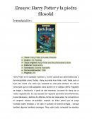 Ejemplo de la Ensayo harry potter