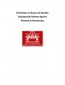 El Hombre en Busca de Sentido. Persona & Humanismo