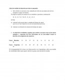 Cálculo de medidas de dispersión para datos no agrupados