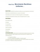 De que trata el Movimiento Rectilíneo Uniforme