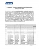 ACTA DE ENTREGA/ Y O RECIBIDO DE DOCUMENTOS “REVISION LIQUIDACION FINAL DEL CONTRATO CLCI-00194 Y 00195”