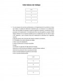 Ciclo básico de trabajo