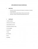 La ausencia y presencia de microporos y macroporos en muestras de suelos agrícolas