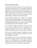 Reforma de seguridad en México