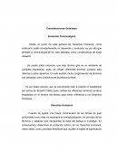 Consideraciones Generales Evolución Terminológica