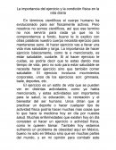 Importancia del ejercicio y la condición física en la vida diaria