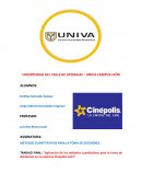 Aplicación de los métodos cuantitativos para la toma de decisiones en la empresa Cinepolis León