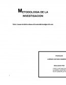 Consumo de alcohol en alumnos de la universidad tecnológica de la costa