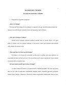 MANEJO DEL TIEMPO (APRENDIZAJE AUTONOMO)