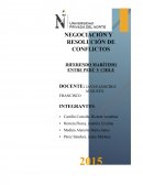 LA NEGOCIACIÓN Y RESOLUCIÓN DE CONFLICTOS DIFERENDO MARÍTIMO ENTRE PERÚ Y CHILE