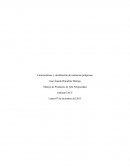 Caracteristicas y clasificacion de sustancias peligrosas