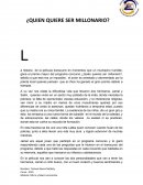 ¿Quien quiere ser millonario?