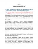 TEMA COMUNICACIÓN EN MARKETING