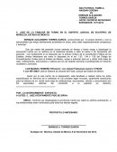 Escrito autorizando pasantes