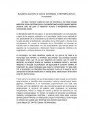 Los Beneficios de la ciencia y la tecnología para la humanidad