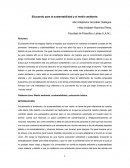 Como se da la Educacion ambiental para la sustentabilidad