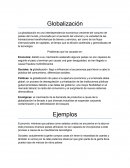 Como es la Globalización