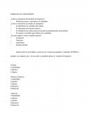 ¿Cuál es el propósito del modelo de transporte?