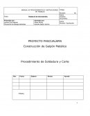 Procedimiento de Soldadura y Corte