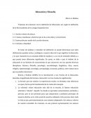 La Educación y Filosofía